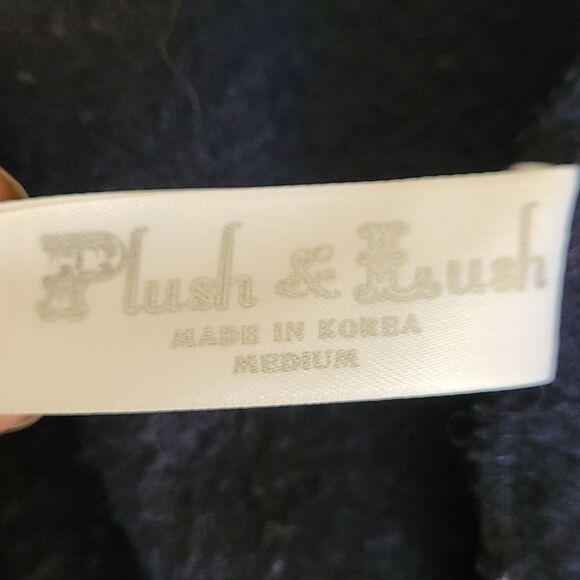 - Plush and Lush Navy Hoody Jacket Street Ware Cotton - Picture 12 of 16